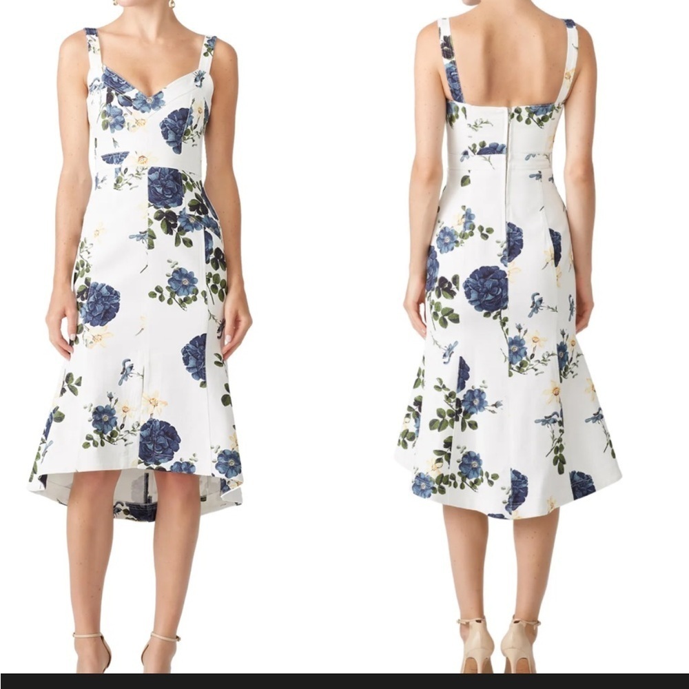 Nicholas‎ Floral Denim Dress